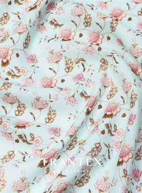 全棉府绸手工清新l碎花纯棉印花布料春夏季服装连衣裙子衬衫面料