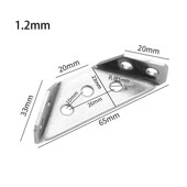 非常牢固 固定 松动异响?就用这个角码 老旧桌椅板凳