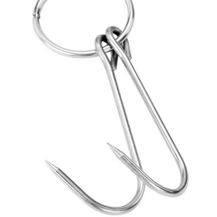 无磁加粗烤鸭烧鹅钩子 烤鸭炉挂钩钩烧腊环钩烧烤