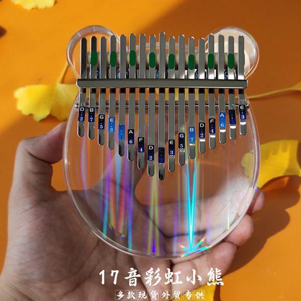 拇指琴水晶透明卡林巴21音初学者女学生17音手指姆钢琴乐器便携式,乐器/吉他/钢琴/配件,卡林巴/拇指琴,淘宝优惠券,粉丝福利购,淘宝优惠卷