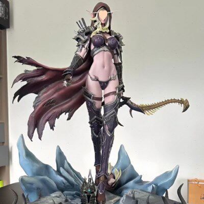 魔兽世界系列周边女王希尔瓦娜斯GK手希女王模型摆件模玩
