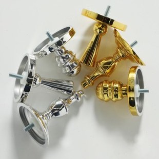 模特头盖替换顶部配件女童电镀头盖金色银色多造型锦标