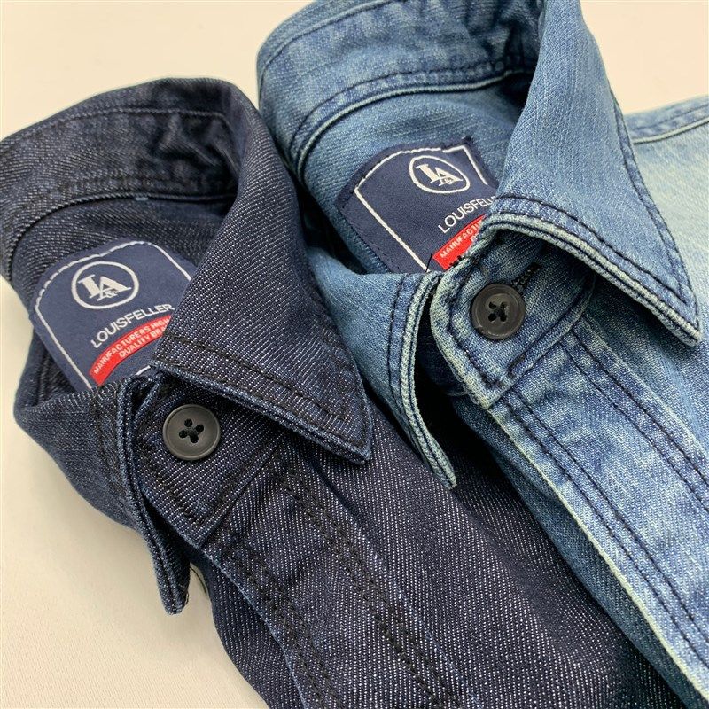 合身款重磅厚实工装牛仔衬衫男 阿美咔叽机车款复古休闲夹克外套