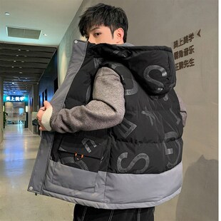 秋冬儿童羽绒棉马甲男童加厚坎肩大童帅气保暖冬季胖童外穿背心潮