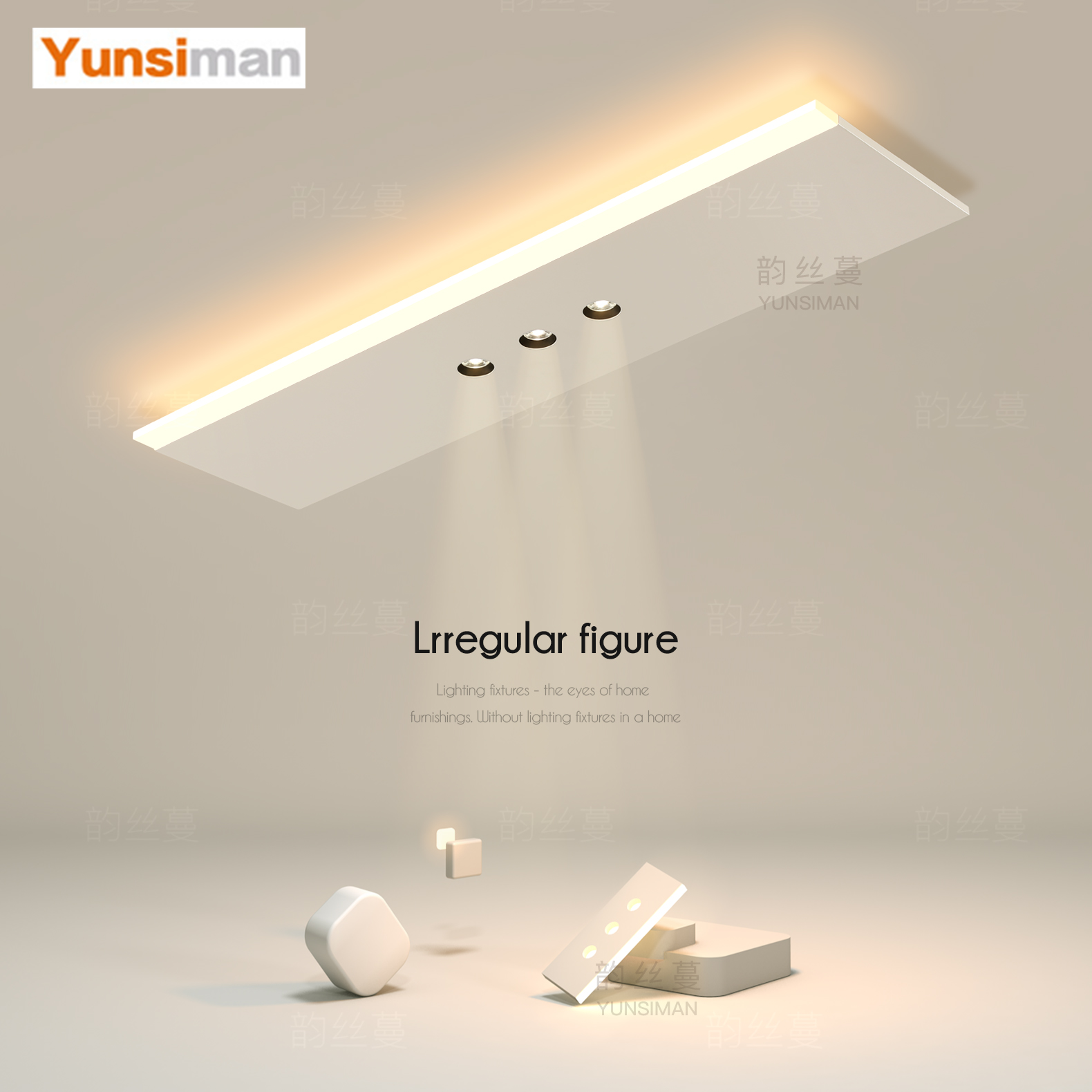 长条过道吸顶灯led阳台走廊客厅卧室灯玄关餐厅创意2024新款灯具