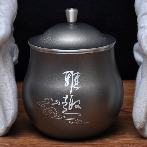锡罐茶叶罐大号纯锡金属罐口锡制茶密封罐储茶罐公司定制商务礼品