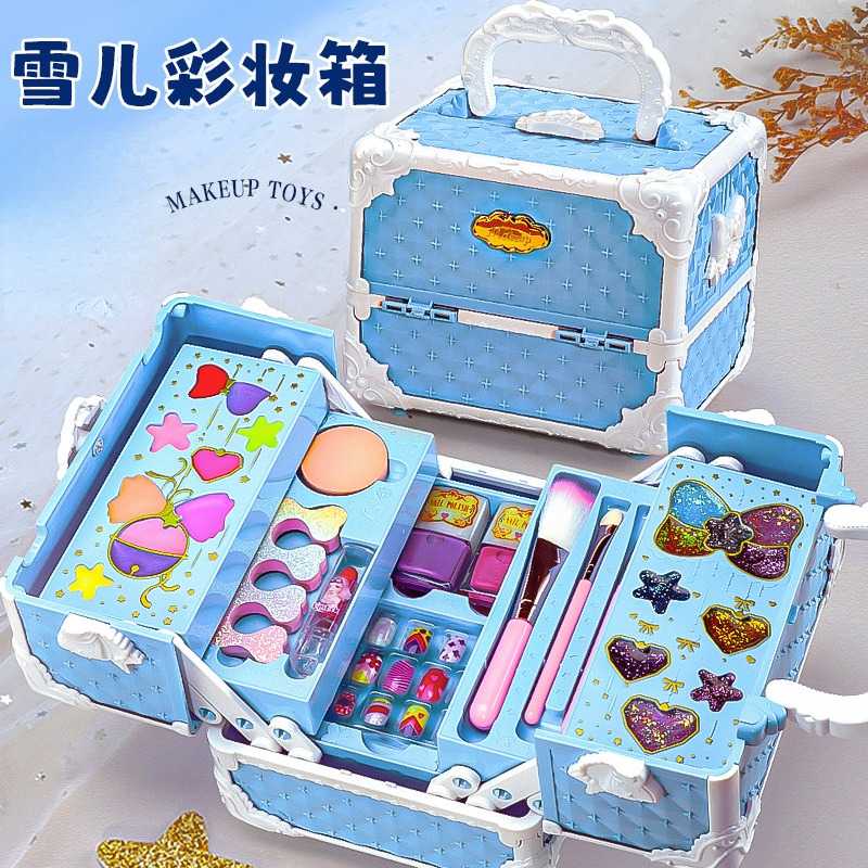 儿童化妆品套装美甲可水洗美妆