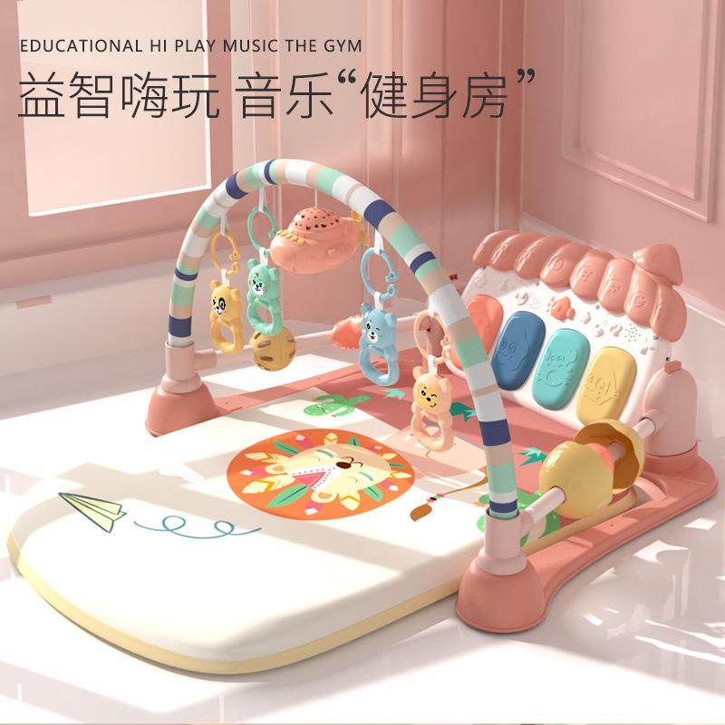 婴儿健身架音乐脚踏琴玩具
