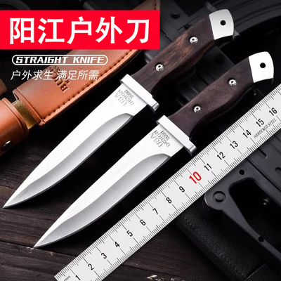巴克户外刀直军工高硬度阳