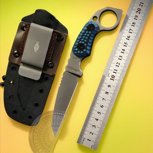 米勒Miller Bros.BIsdes爪刀代工兄弟定制出口版户外小刀求生露营