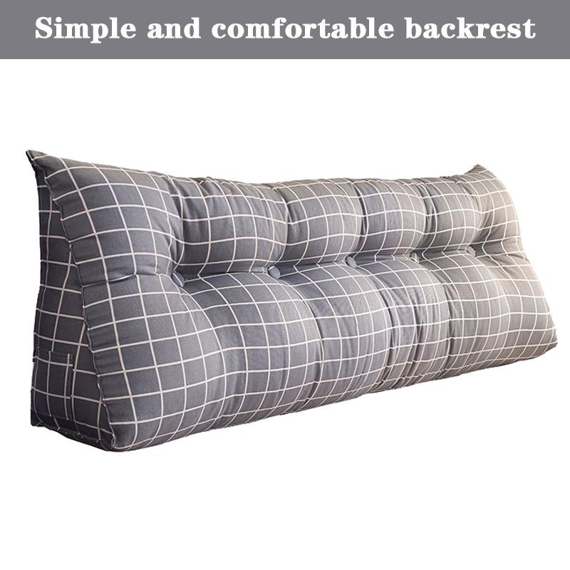 可拆洗床头靠垫大靠背榻榻米沙发靠枕护腰枕三角靠垫抱枕家居软饰