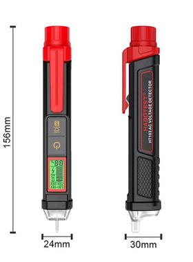 HT103防水多功能智能测电笔高灵敏非接触声光报警 感应数显电笔