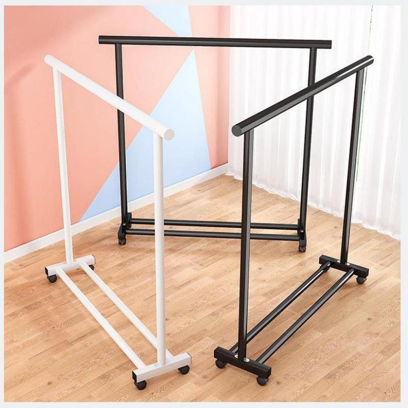 简易晾衣架单杆式阳台晒衣服架子家用卧室衣架落地立式厂一件