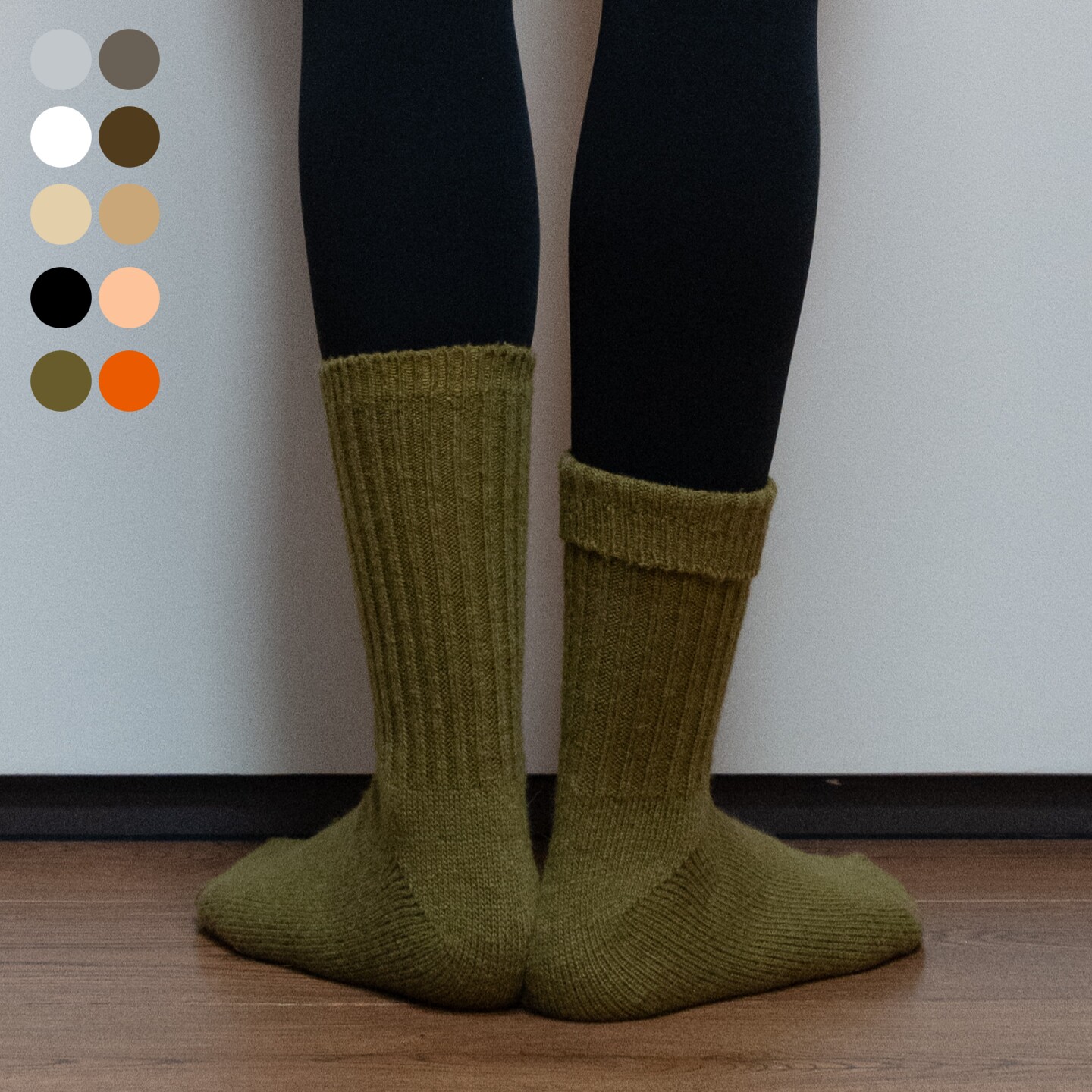 BigSocks加厚羊毛兔毛保暖中筒针织袜厚实秋冬复古男女粗针毛线