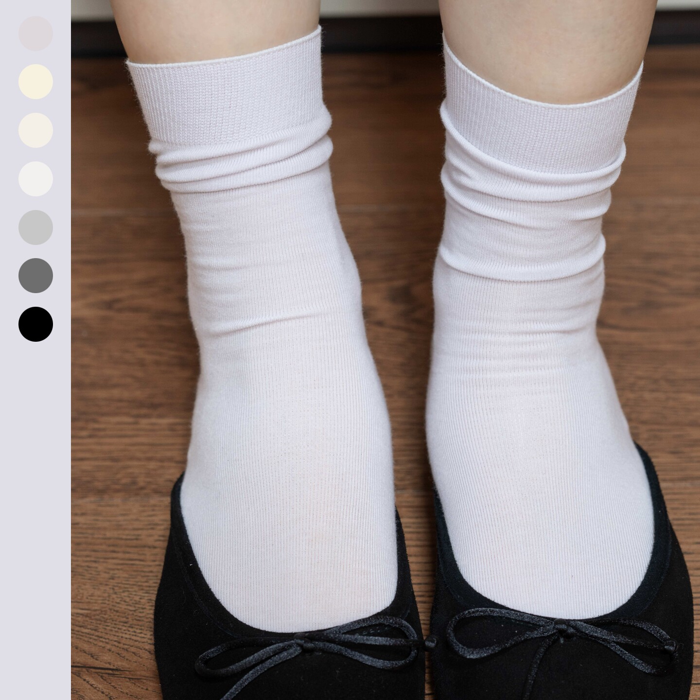 BigSocks薄款纯色无骨棉袜