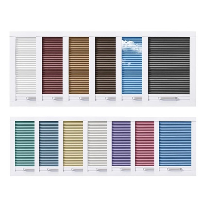 阳光房玻璃顶隔热手动遮阳顶帘天棚电动全遮光天窗蜂巢帘防晒窗帘