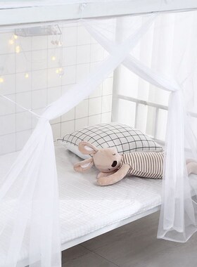 Y8Z文章蚊帐家用上床蚊帐学生宿舍上下铺一米二的一米蚊帐1.35白