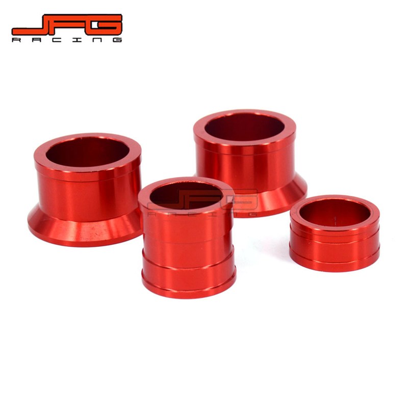 摩托车CR CRF125R 250R 250X 450R 450X轮毂前后CNC轴套隔套