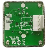 电梯配件29 AK01E货梯杂物梯长方形不锈钢按钮5个起