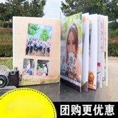 照片书纪念册旅拍照制作影集写真毕业杂志册宣传册宝宝相册本