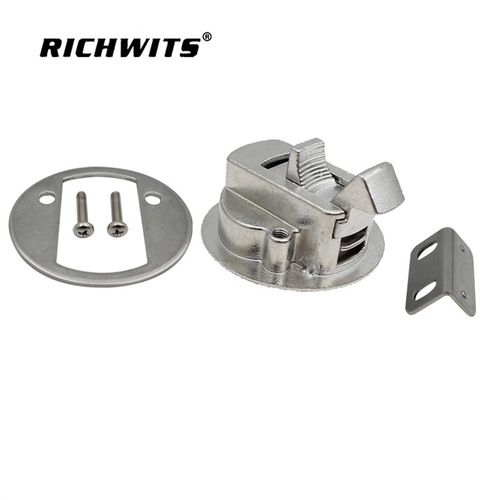 不锈钢316地板锁 圆锁 游艇地板扣 圆型拉环式门锁 甲板盖门锁