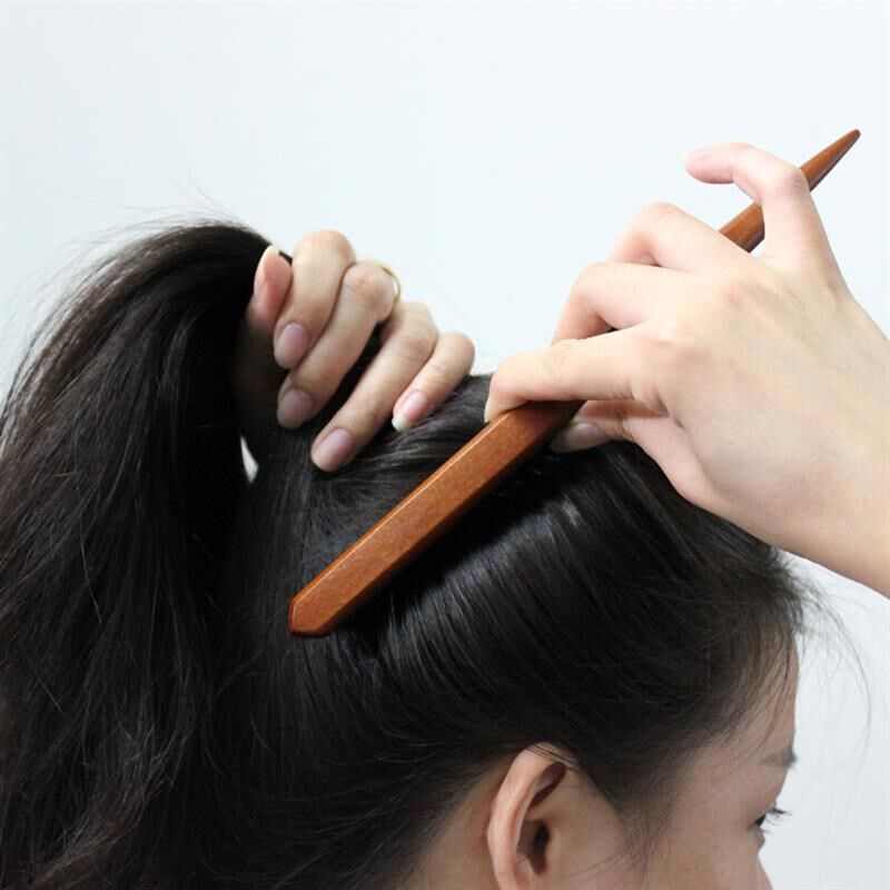 美妆造型打毛梳盘发尖尾梳子包发梳猪鬃毛卷发大光明蓬松三排梳