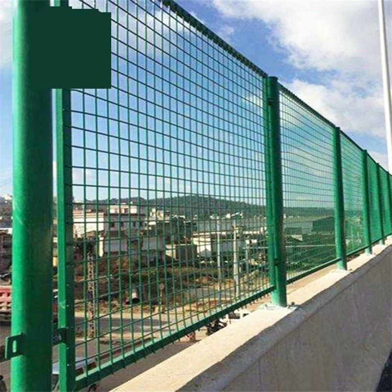 桥梁防抛网防眩网高速公路菱形护栏网铁路K公路高架桥防坠落钢板