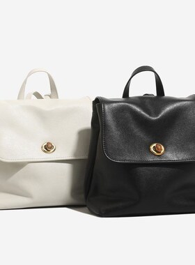 小众高级双肩书包2025r新款大容量休闲日常通勤百搭背包手提电脑