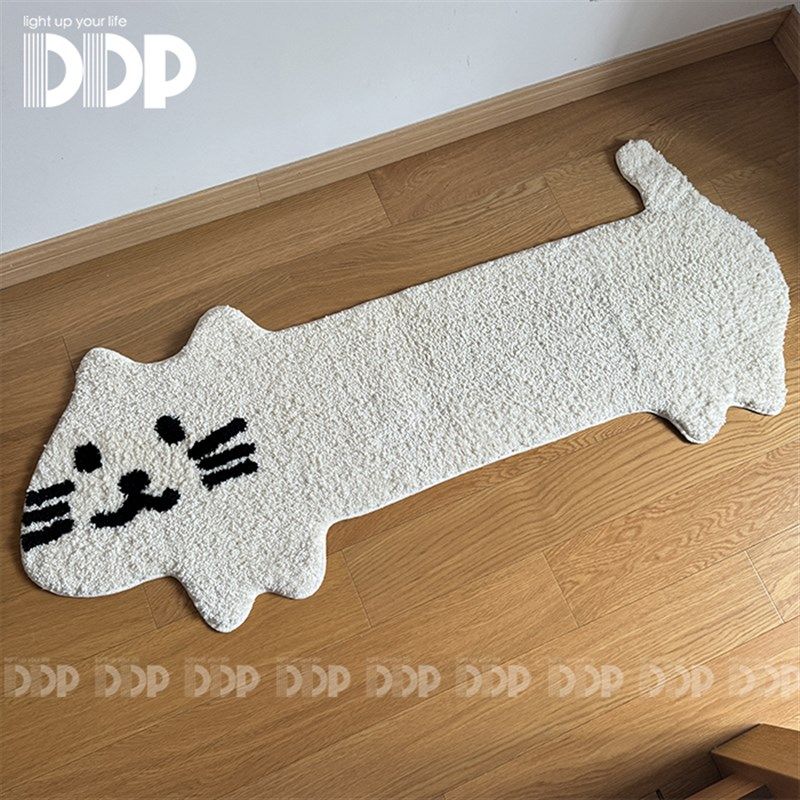 DDP手工可爱卡通猫咪簇绒地毯床边毯宠物卧室衣S帽间浴室地垫脚垫,居家布艺,地毯,淘宝优惠券,粉丝福利购,淘宝优惠卷