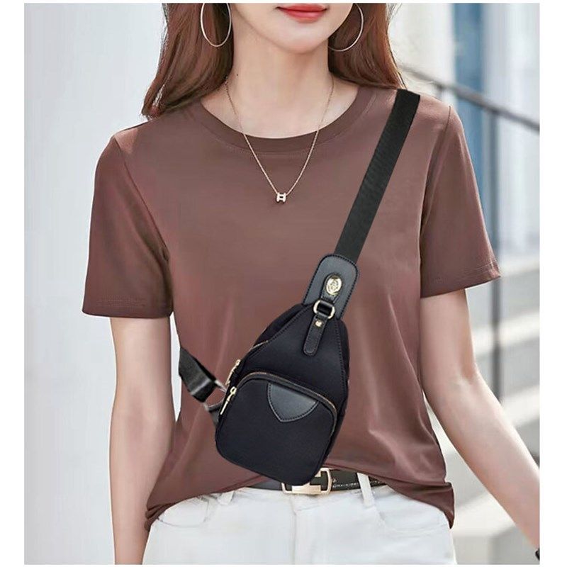 2025新款胸包女迷你小背u包日韩帆布包时尚胸前包休闲单肩斜挎女,箱包皮具/热销女包/男包,胸包,淘宝优惠券,粉丝福利购,淘宝优惠卷