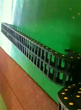 现货包邮工程塑料坦克链  加工中心线缆GCTL桥式半封闭塑料拖链