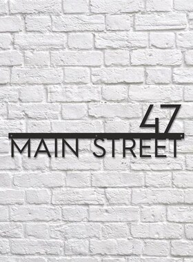 金属门牌号码地址标志金属地址号码牌匾前廊装饰门廊标志金属标志