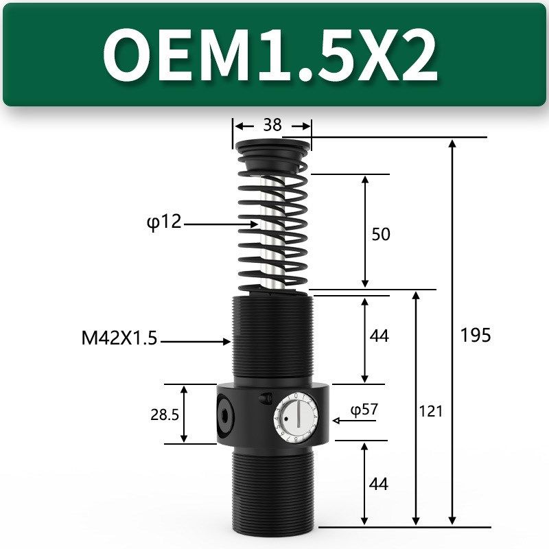 SMC/ITT安力定液压缓冲器RL/RM/XT 0.1M/0.15/1.5/2.0/3.0X1X2其