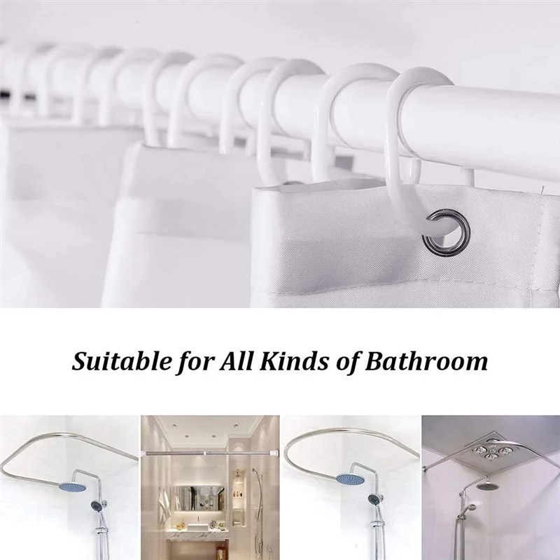Funny Shower Curtain Brave Cat Holding TriOdent Arrow Riding