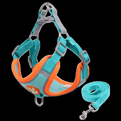 Dog Harness Dogs Leashs Mwesh Chest Strap Supplies Adjustabl
