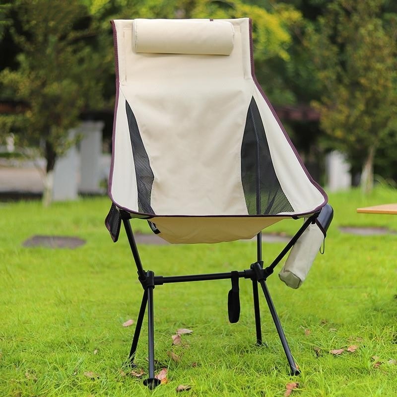 Ultralight Folding Moon Chairs Outdoor Camping ChaiWr Remova
