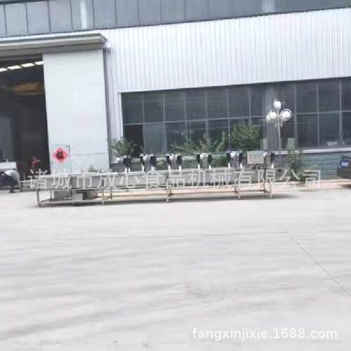软包装全自动巴氏杀菌洗沥清水干水线豆风干榨菜包清流洗风干线