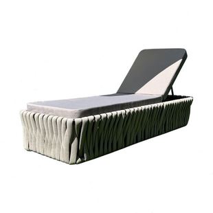 户外家具海边沙滩椅度假村游乐园躺椅泳池躺床庭院阳台午休椅