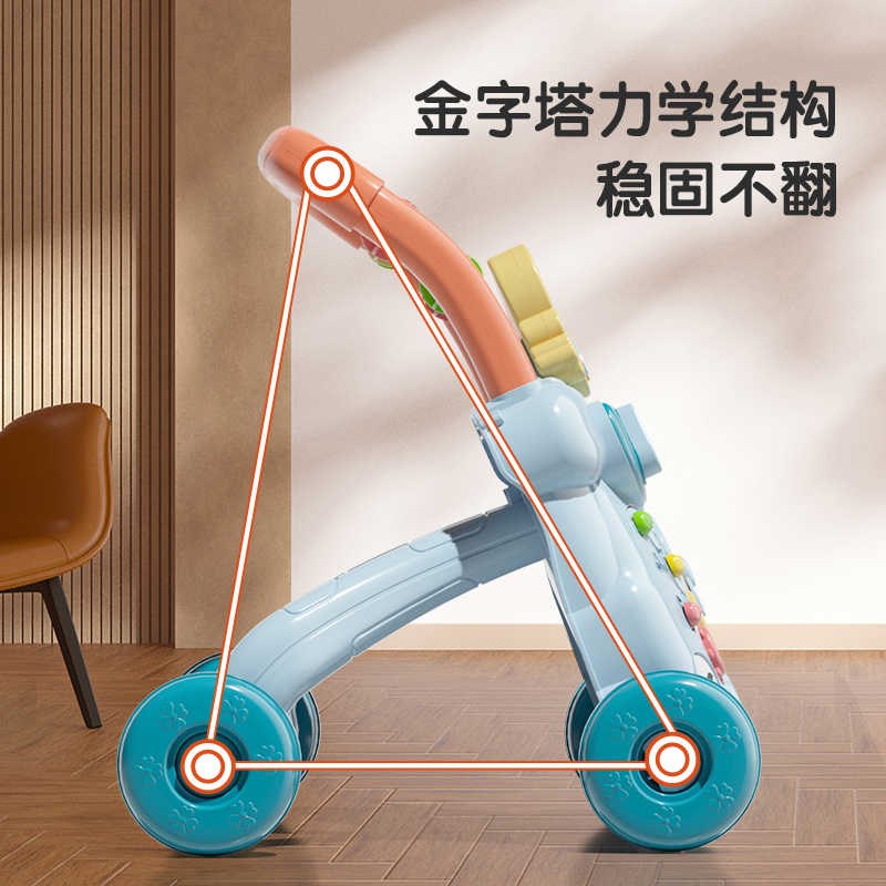 学步推车婴儿手推车玩具推着走扶站神器多功能13宝宝学走路助步车