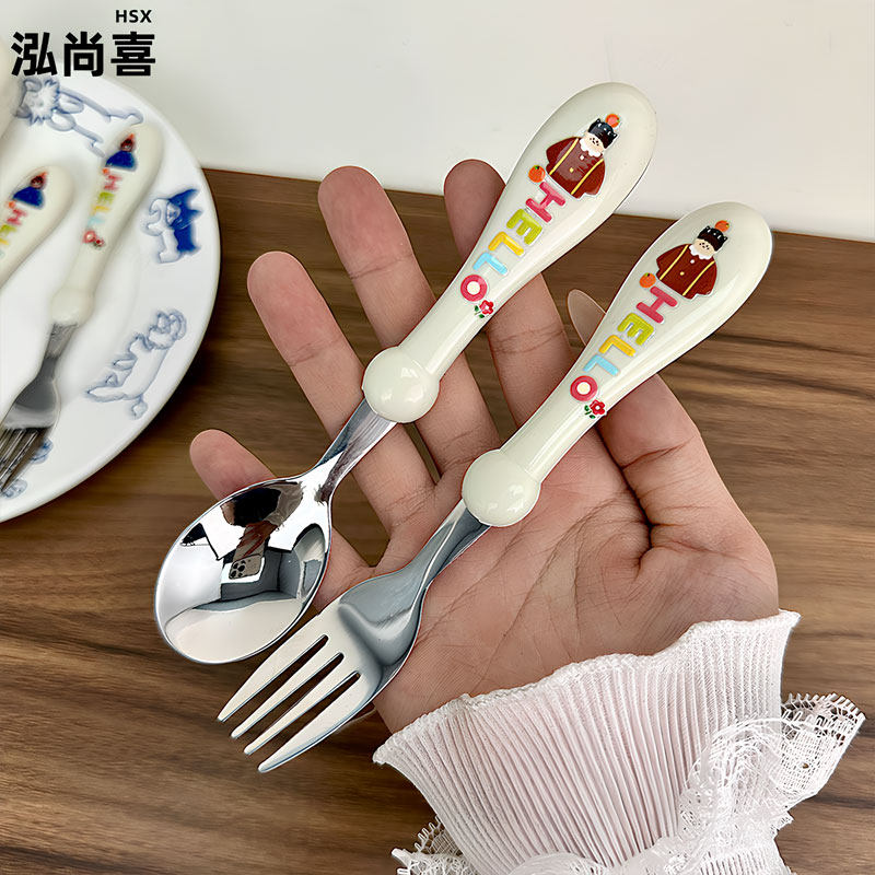 泓尚喜316不锈钢宝宝勺子
