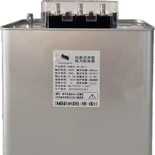 3低压电容三相450V电力补偿器 自愈式 并联电力电容器BSMJ0.45