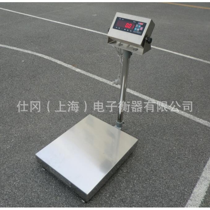 上海产全不锈钢防水电子秤,50kg100kg150kg304不锈钢电子台秤