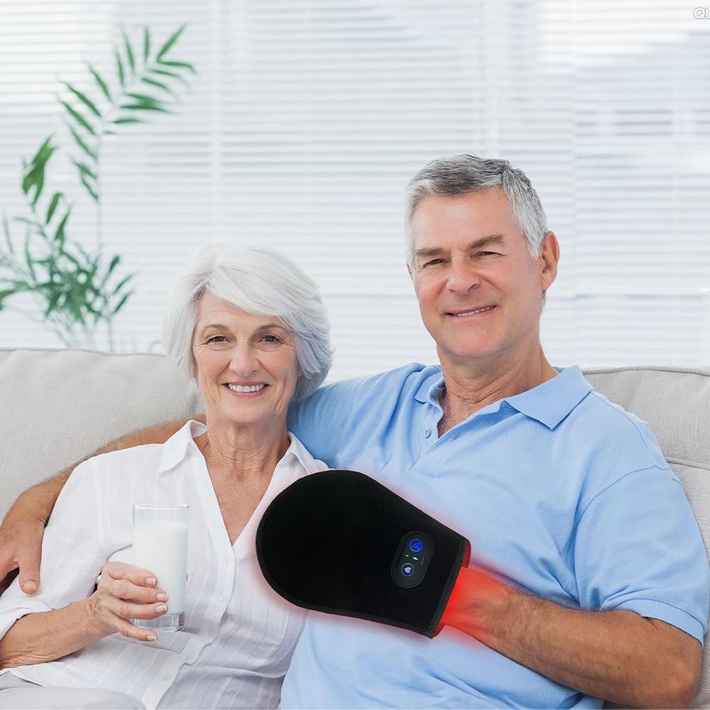 2025新品LED红光护手护腕红外线热敷加热按摩手臂手掌手腕