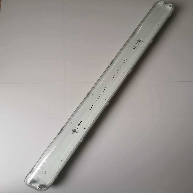 LED三防灯T8 防水防尘单双管全套长条支架灯管带罩日光灯架荧光灯