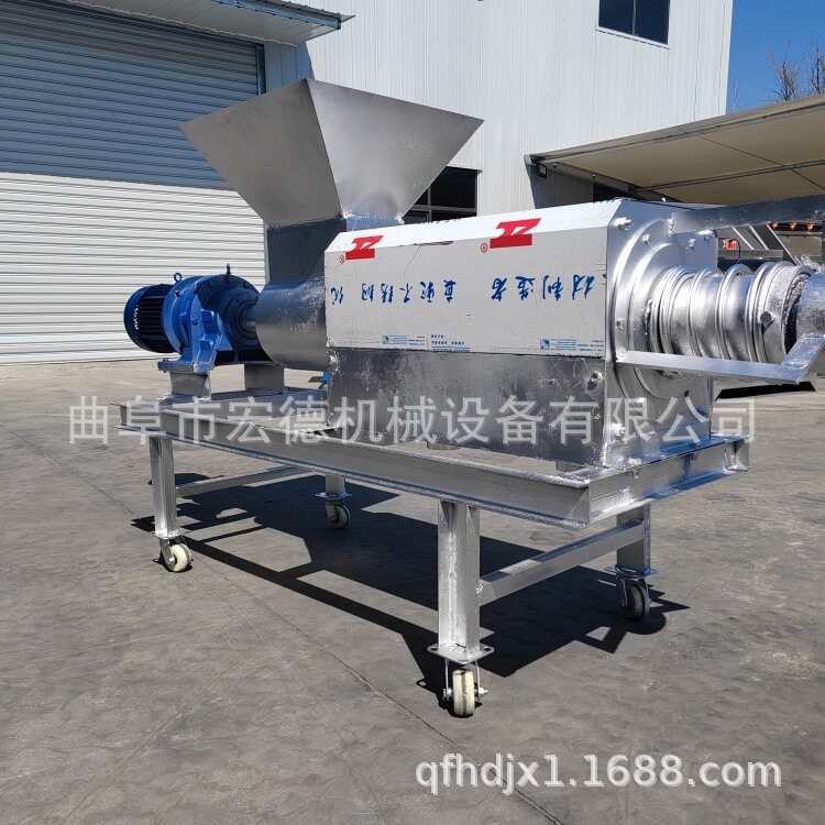 斜筛式鸡粪水干湿分离机 不锈钢式动物粪便挤干机 污水过滤器