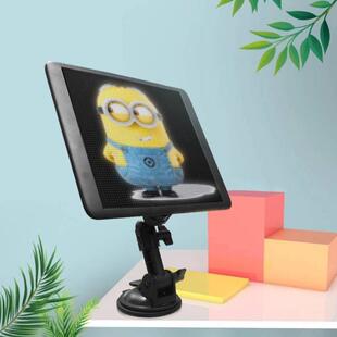 快乐马夫车小宝汽车后窗表情灯车载led屏语音广告屏车窗表情互动