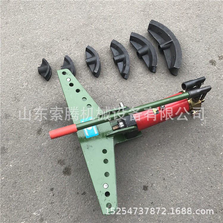 3寸手动液压顶弯机镀锌钢管液压顶弯机弯管机模具厂家