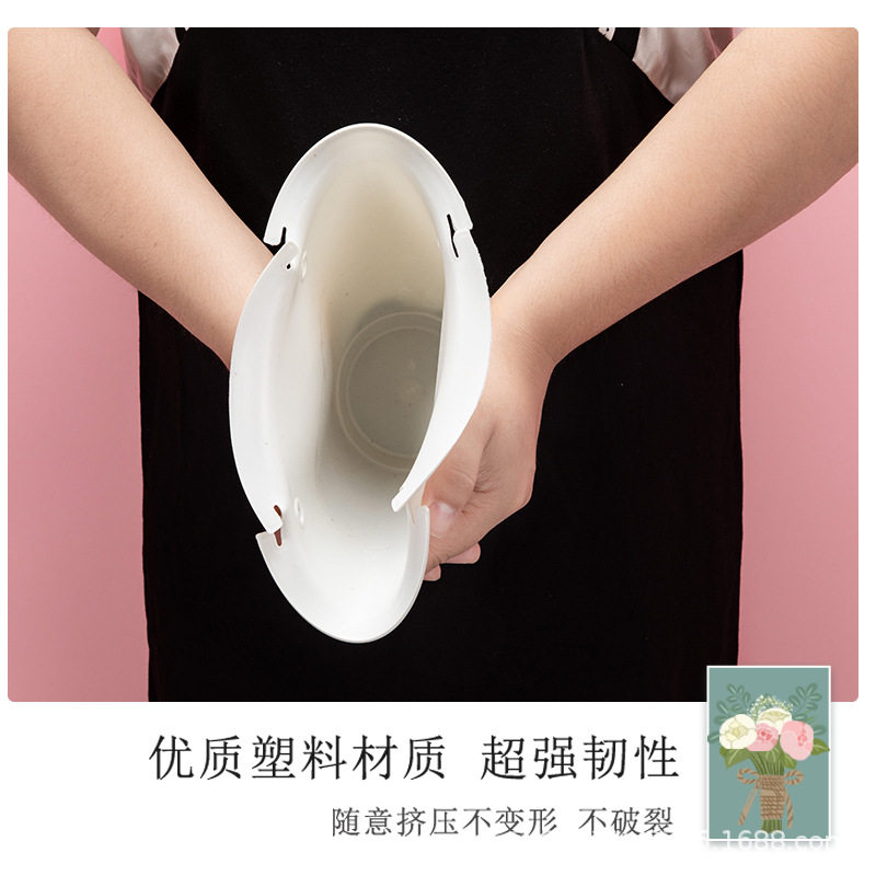 包花神器 插花箭筒 塑料剑桶鲜花花束内胆固定底座 包花模具批发