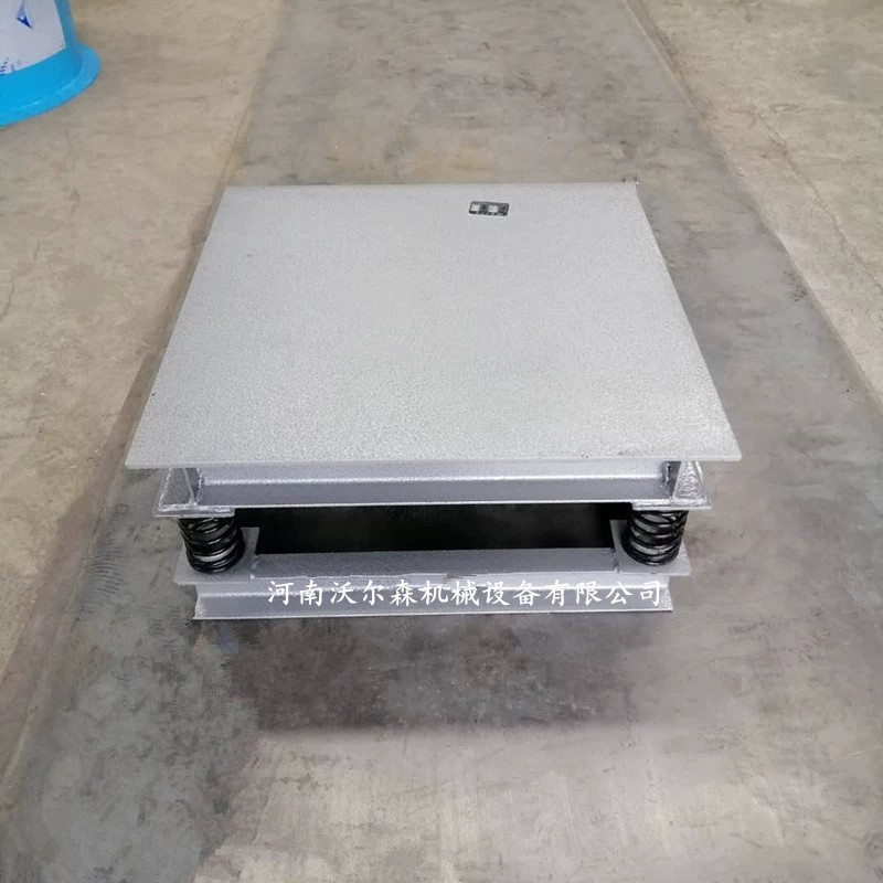 陶瓷制品模具震实台0.5吨振动盘800mm震动台上下垂直震动振动平台