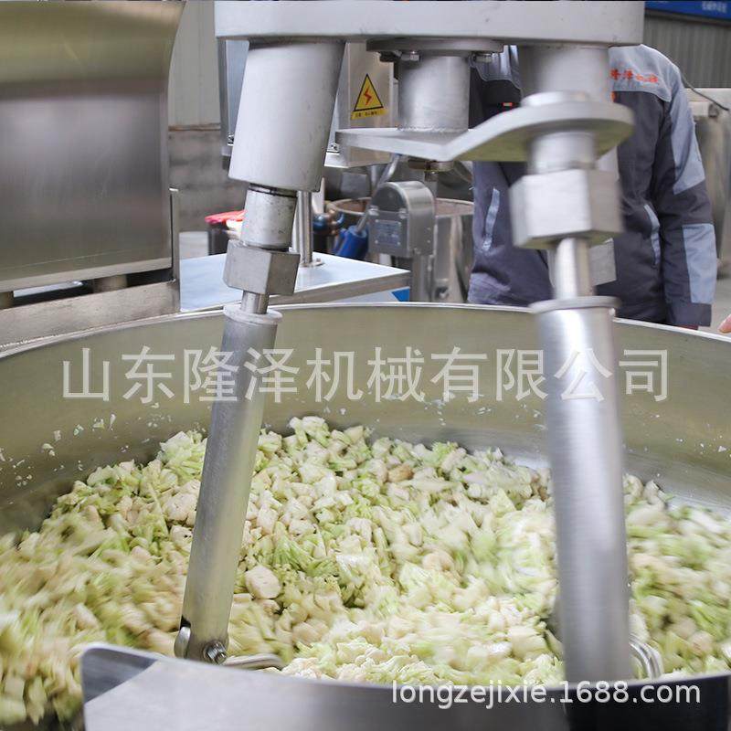 隆泽全自动行星搅拌炒菜机商用快餐炒菜机自动炒菜机器人